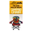 TIE DYE WILLIE BEAR KID CHAIR